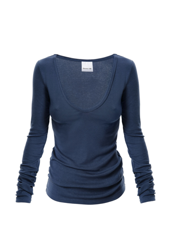 CASHMERE LONG 01 BLUE