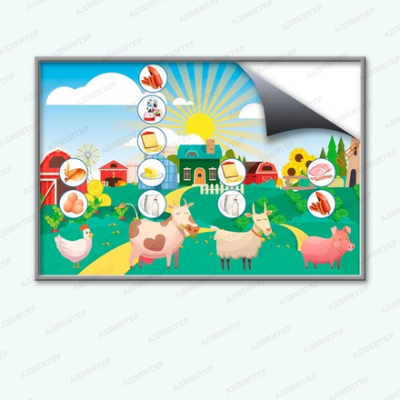 Комплект развивающий ФЕРМА. ПРОДУКТЫ. 2146