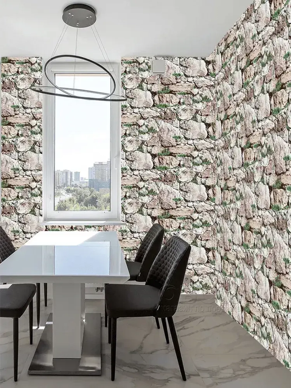 Обои Камни 2 бумажные моющиеся 0,53х10м Брянские обои