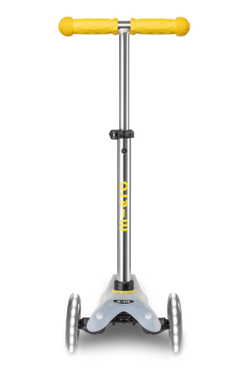 Самокат Mini Micro Deluxe Flux LED неоновый желтый