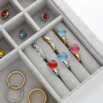 Кольцо Qudo FIRENZE 18 (G) Light Sapphire 107001/40-4715 18 размер 18