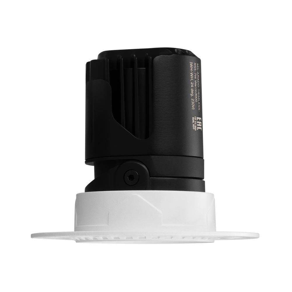 Светильник MS-ARADO-TRIMLESS-R55-7W Warm3000 (WH-WH, 24 deg, 230V) (Arlight, IP20 Металл, 5 лет) 058776