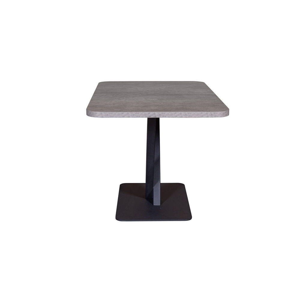 Стол Chester раздвижной  (120+40) камень темный, опоры черные