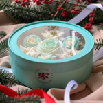 Букет из 7 капкейков “Изумрудная зима”