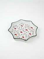 Блюдо "Новогодние олени", 21х21х3см