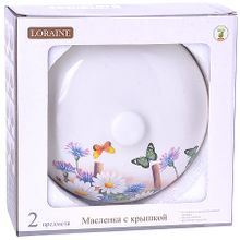 Блюдо для блинов Loraine 26408 Лето 23,8 см