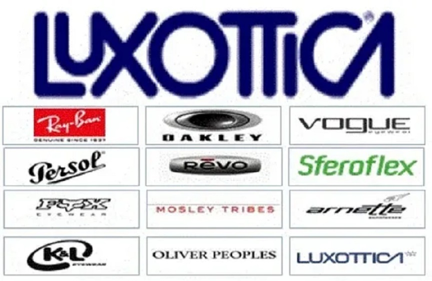 Собственные бренды оправ от Luxottica и Safilo: итальянское качество и стиль