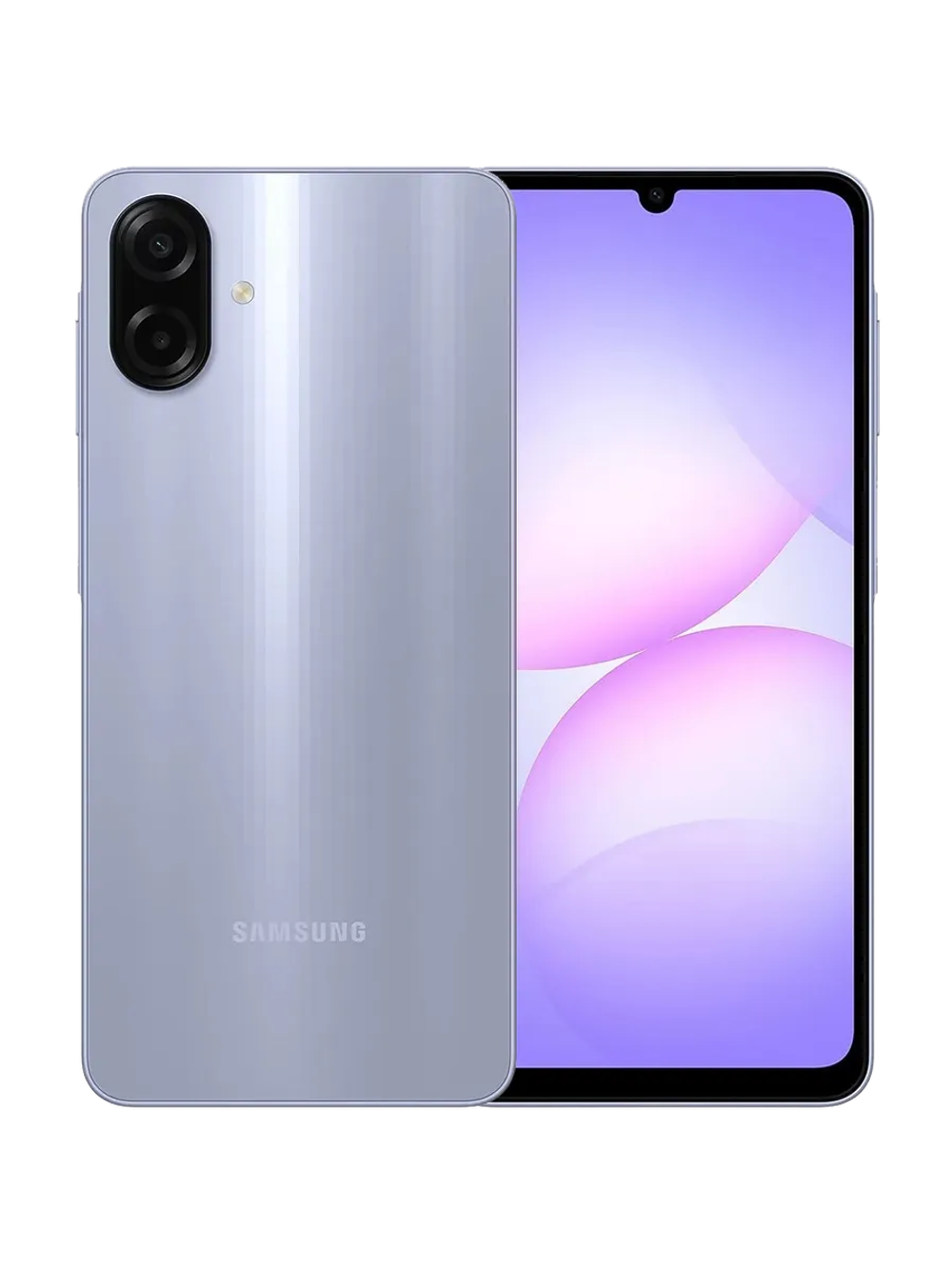 Смартфон Samsung Galaxy A07 4/64ГБ, Dual nano SIM, 6.7", 5000 мАч, Light Violet (Фиолетовый)