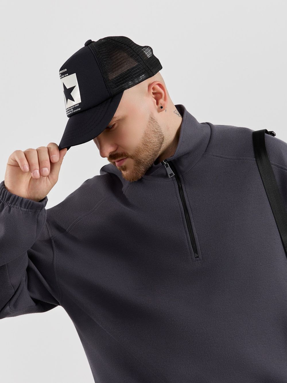 Толстовка мужская Интер-1 Виотекс ГРАФИТОВЫЙ