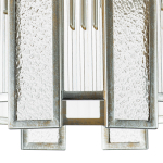 712044 Люстра AGAVE 3х40W E27 СЕРЕБРО С ПАТИНОЙ/ПРОЗРАЧНЫЙ