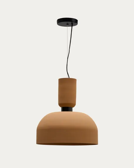 Подвесной светильник Nibla Ø40 см, терракотовый металл