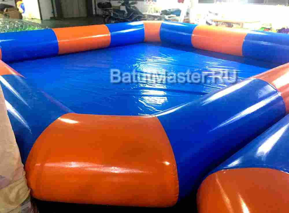 Бизнес-набор: Бассейн 5*5 м (1 шт), Водный шар ПВХ (2 шт), насос (1 шт)