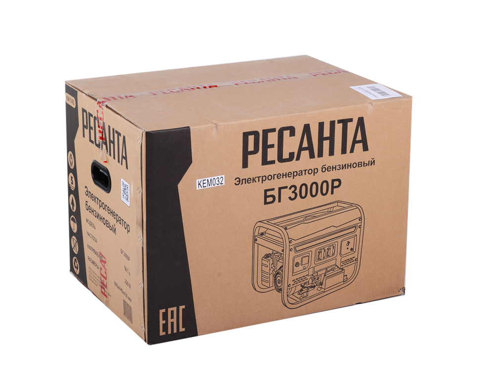 Электрогенератор Ресанта БГ 3000 Р - [2,5 кВт / 220V]