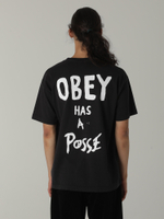 Мужская Футболка Obey Has A Posse