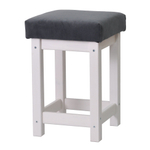 Табурет для кухни, 33х33х51, Оливия, банкетка в прихожую, деревянный, белый, IKEA