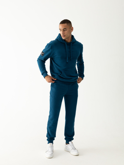 Костюм мужской спортивный (без начеса). Петроль