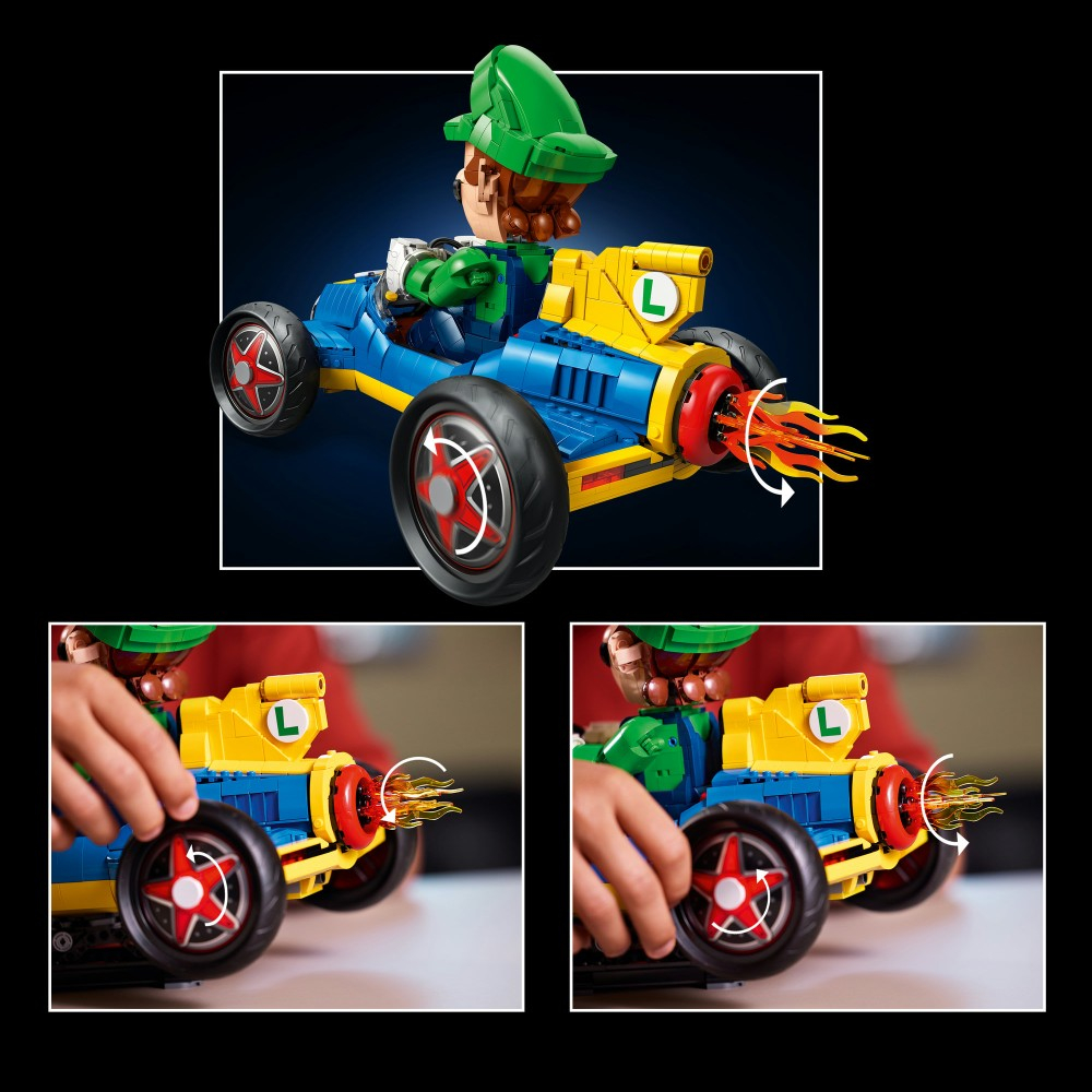 Конструктор LEGO Super Mario Mario Kart 72050: Луиджи и Mach 8 — фото 6