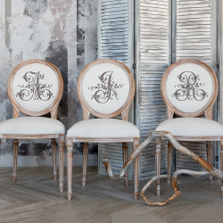 Стул Объект мечты Монограмма буквы A