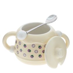 GAEM Кружка с крышкой и ложкой, 380 мл, L16 W11 H10 см, 4в.