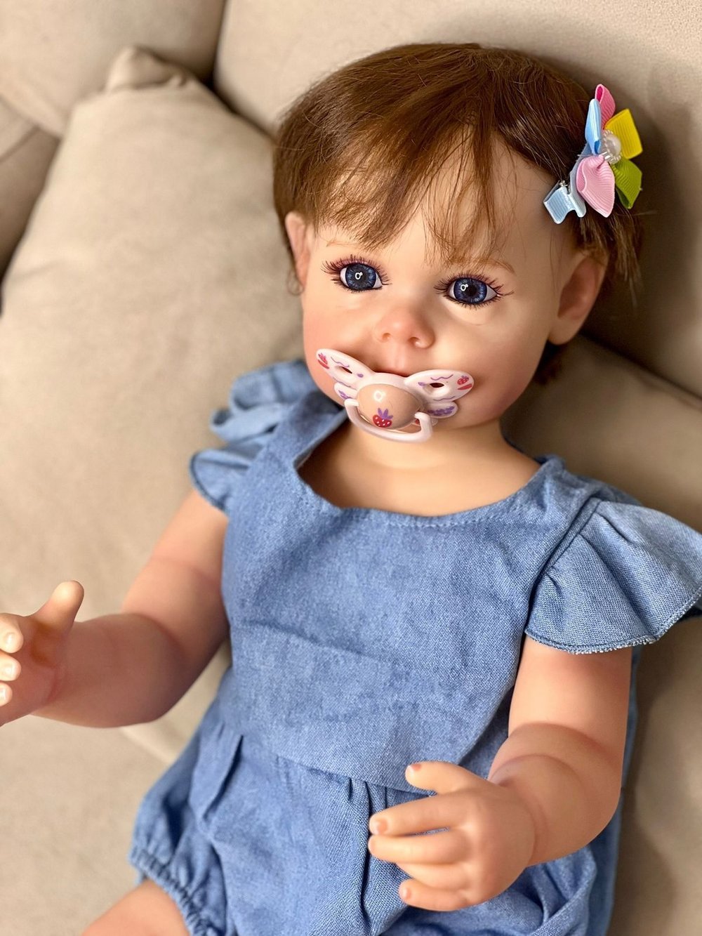 Кукла Реборн виниловая 55см в пакете (FA-039)