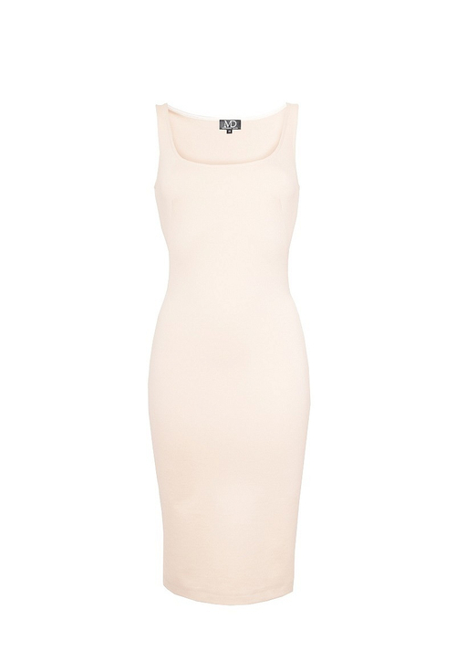 Платье-майка бежевое 30-16SS