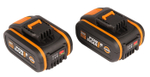 Комплект WORX WA3553.2: 2 аккумулятора WORX WA3553