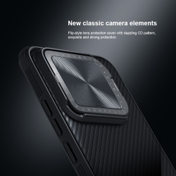 Чехол с металлической откидной крышкой для камеры на смартфон Xiaomi 14 Pro от Nillkin, серия CamShield Prop Case