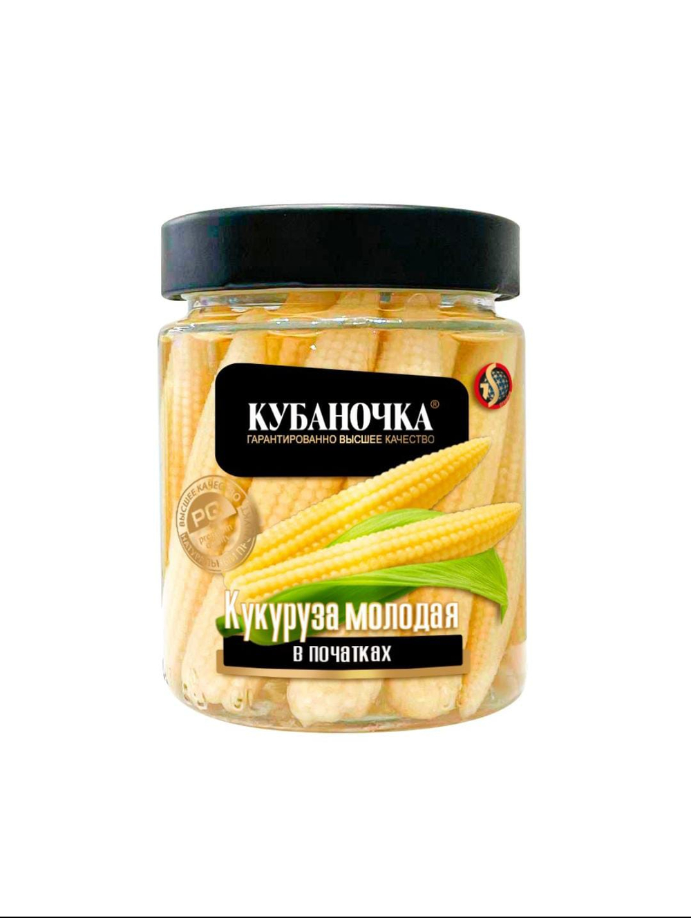 Кукуруза молодая в початках Кубаночка ст/б 260гр 1/12