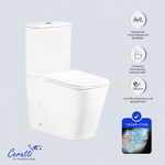 Унитаз напольный Ceruttispa МАНЛИО (MANLIO) Tornado CT10618 безободковый (630х350х805)