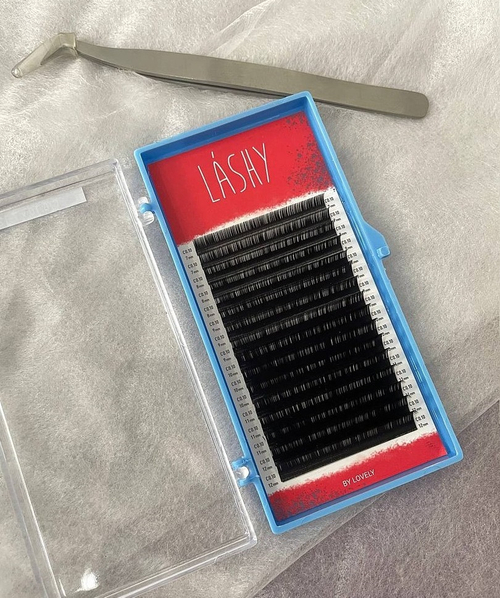 LASHY Ресницы черные mix (C/0.10x9-12mm)