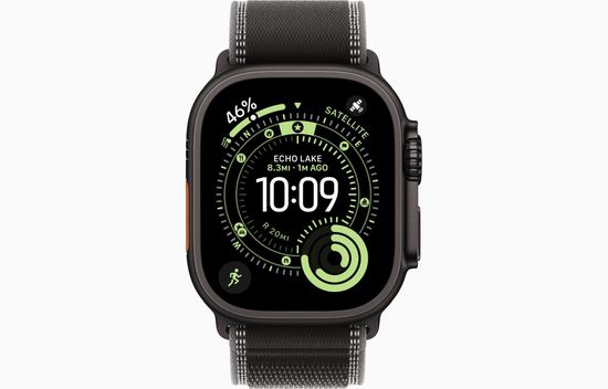 Умные часы Apple Watch Ultra 3, 49 мм, Black Titanium Black/Charcoal Trail Loop S/M
