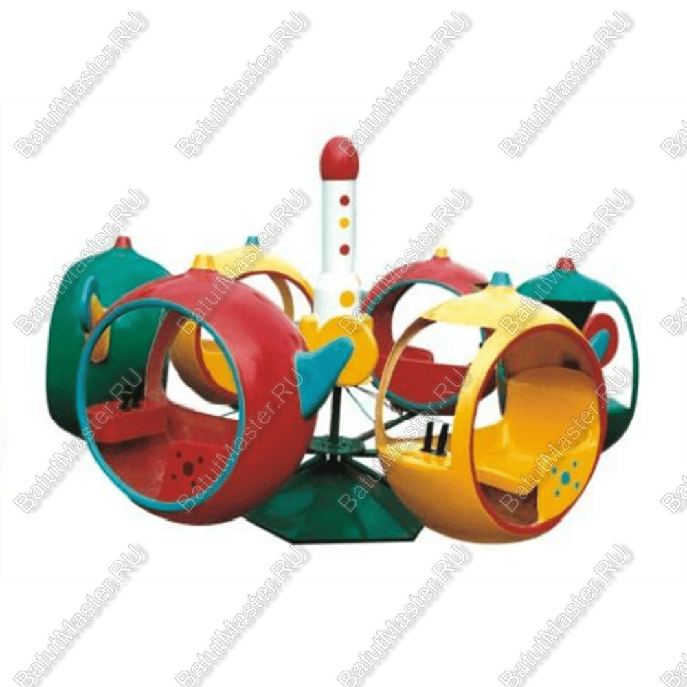 Электрическая Аттракцион карусель «Космос», 3,2×3,2×2,2 м