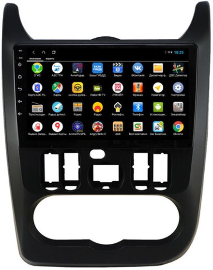 Магнитола для Renault Logan/Sandero 2009-2014 - Parafar PF175BXHD на Android 13, 8-ядер, 4Гб+64Гб, CarPlay, 4G SIM-слот