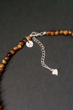 ХХХ Браслет "Memo about Power" двойной из тигрового глаза