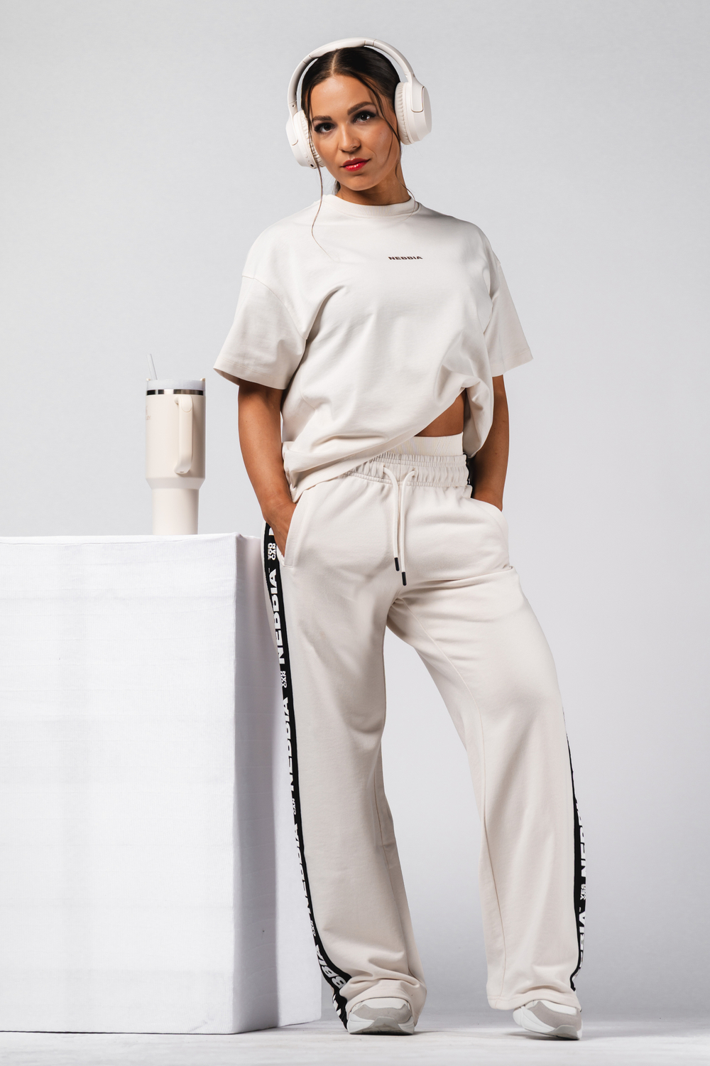 Футболка Oversized Tee RESET 491 Кремовая