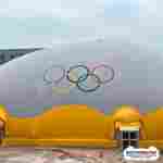 Надувной зал с ледовым катком «Ледовый Холл», 61×30×14 м