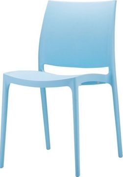 Стул пластиковый Maya голубой