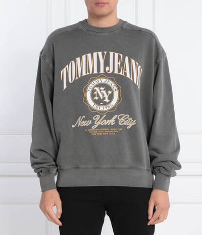 Худи TJM BOXY LUXE VARSITY CREW Tommy Jeans - графитовый(DM0DM17798)