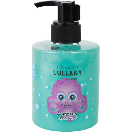 Жидкое мыло Осьминожка серии “LULLABY” для детей старше 3-х лет, меняющая цвет, "ТМ L'COSMETIC