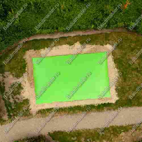 Надувная подушка для установки в грунт «Зелёная долина», 20×10×2,5 м