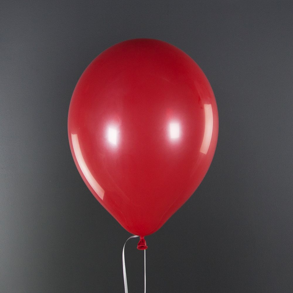 Шар (12''/30 см) Красный (S52/010), пастель, 100 шт.