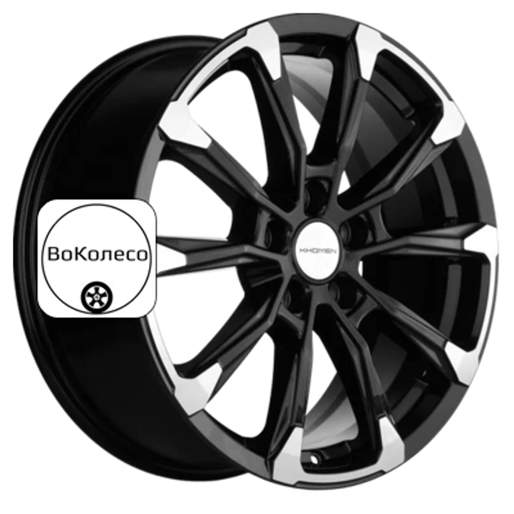 7,5x18/5x114,3 ET35 D60,1 KHW1808 (Lexus NX) Black-FP Khomen Wheels