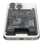 Пластиковый чехол-бумажник MagSafe Spigen Ultra Hybrid Zero One (Mag Fit) Гибридный поликарбонатный картхолдер. Вмещает до трёх карт