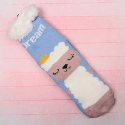 Носки женские высокие утепленные «Fashion ZIMA», Долли в облаках, высота 24см, р-р 36-39