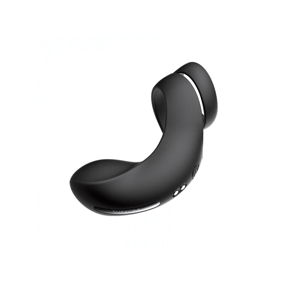 Вибростимулятор промежности с двойным кольцом Svakom Benedict чёрный