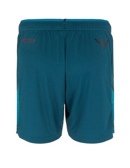 Мужские теннисные шорты EA7 Man Woven Shorts - Бирюзовый