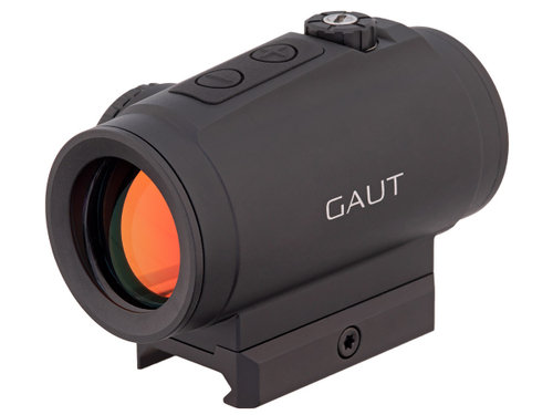 Коллиматорный прицел Gaut Tourmaline 1x29, закрытый, точка/круг красные, Weaver (G-C-29-MR)