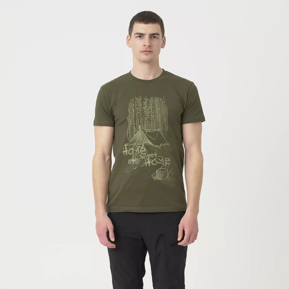 Helikon-Tex Футболка T-shirt Home Sweet Home (Cotton) (Taiga Green)