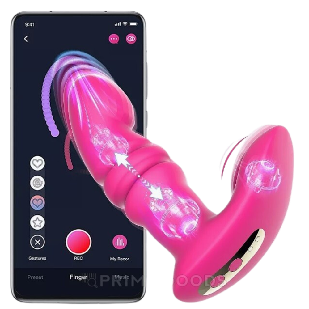 Вибратор с фрикциями JIVE от Magic Motion универсальный (с приложением)
