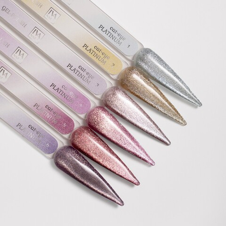 Гель-лак IVA NAILS Platinum cat-eye №1, 8ml
